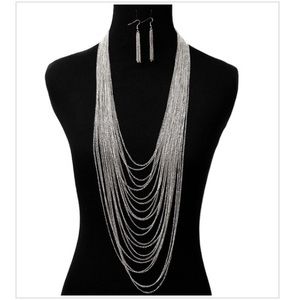 Silver Layered Necklace